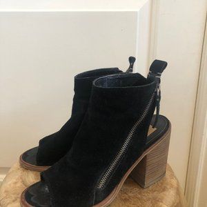 Dolce Vita Open Toe Leather Bootie